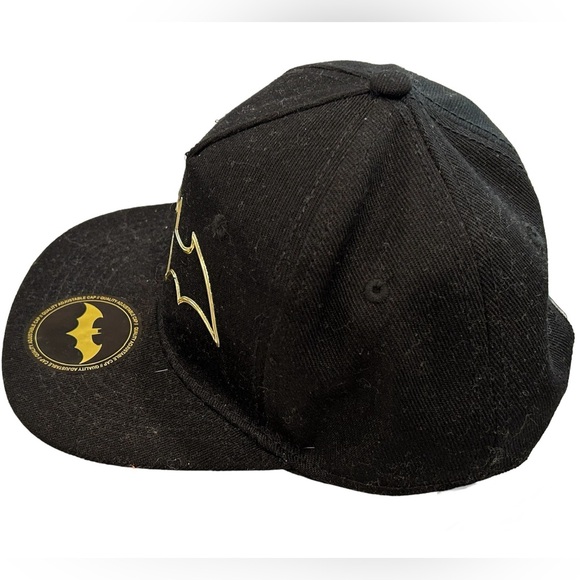 H&M DC Comics Batman Black Twill Adjustable Flat Bill Boys Hat US Size 7-12 - Picture 5 of 8